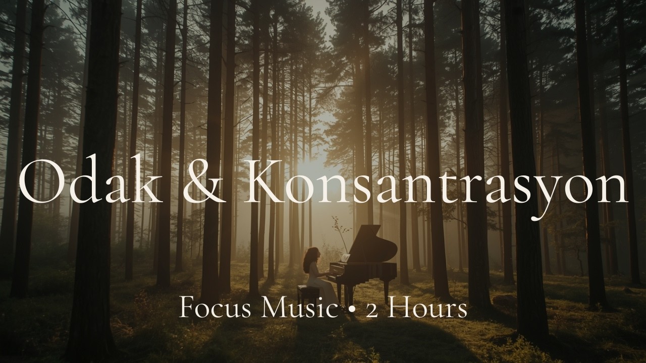 🎹 Odak & Konsantrasyon Müziği • Focus Music • 2 Saat / 2 Hours | Dingin