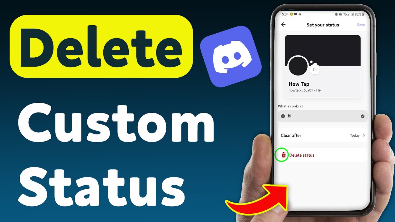 How To Delete a Custom Status on Your Discord On Mobile (Updated)