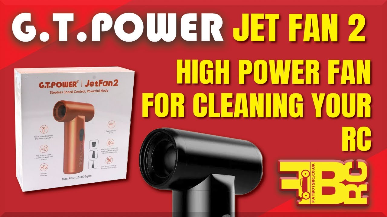 GT Power JETFAN 2 High Power Cleaning Fan for your RC. This thing can really blow #rc #rcfan