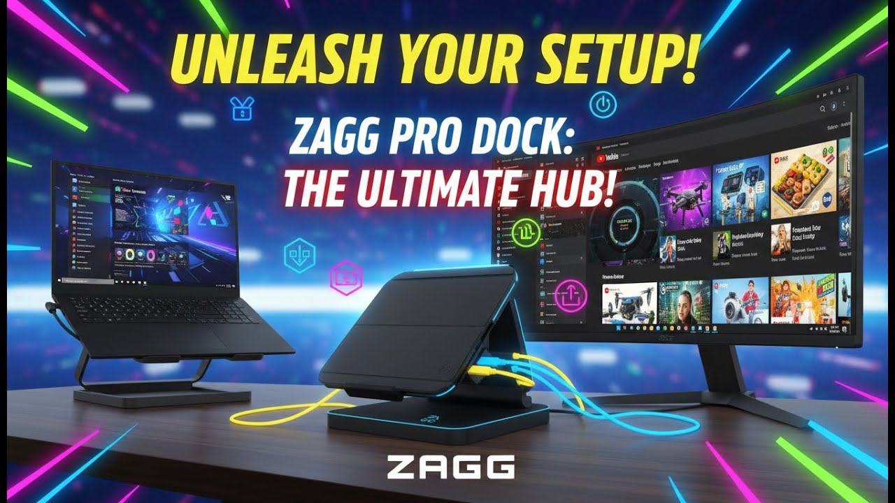 Tranform your Desk - ZAGG PRO DOCK - Das Upgrade für deinen Schreibtisch!
