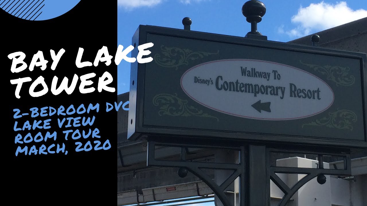 Disney Bay Lake Tower - Disney Vacation Club (DVC) 2 Bedroom Bay View, Full Room Tour