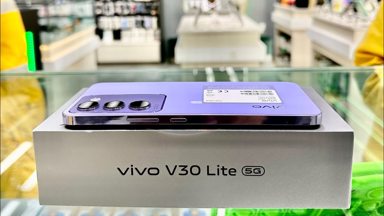 VIVO V30 LITE 5G LEATHER PURPLE UNBOXING VEDIO