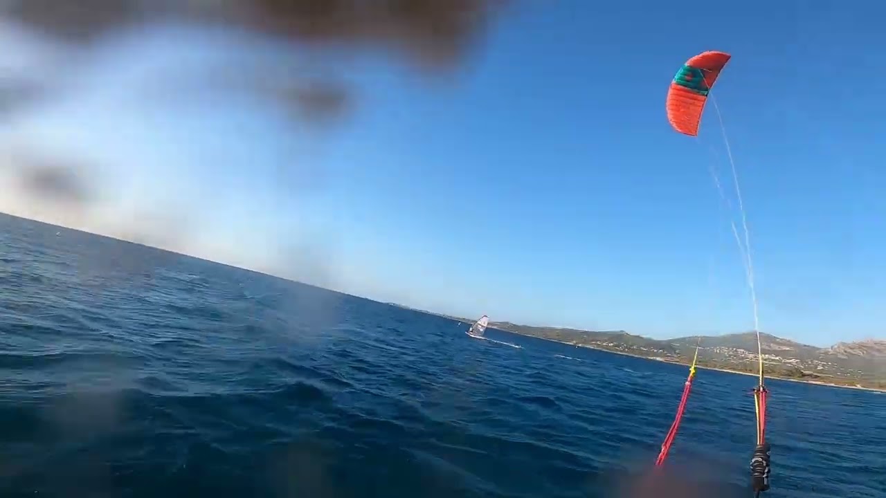 test of Pansh Hawk 8m foilkite - kitesurf