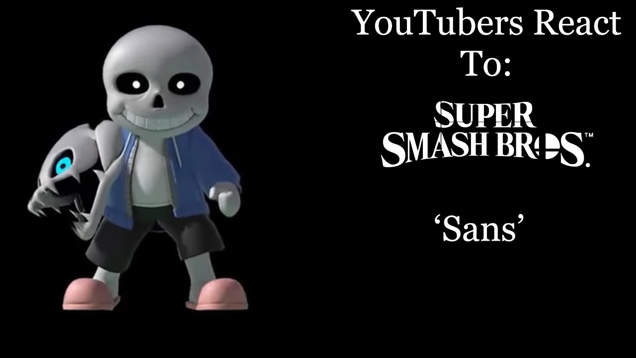 YouTubers React To: Sans Mii Costume (Super Smash Bros. Ultimate)