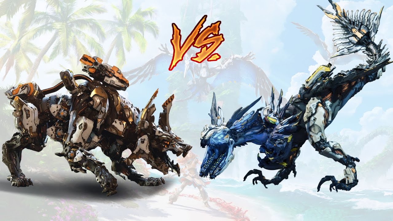 Scorcher VS Clawstrider - Horizon Forbidden West