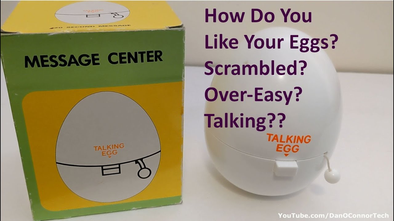 Seiko Talking Egg Message Center TE-100 (1980s ?)