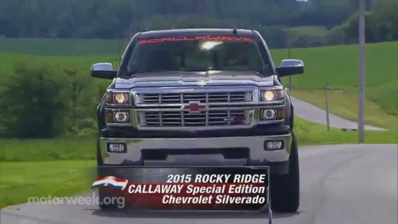 MotorWeek | Road Test: Rocky Ridge Callaway Special Edition Chevrolet Silverado