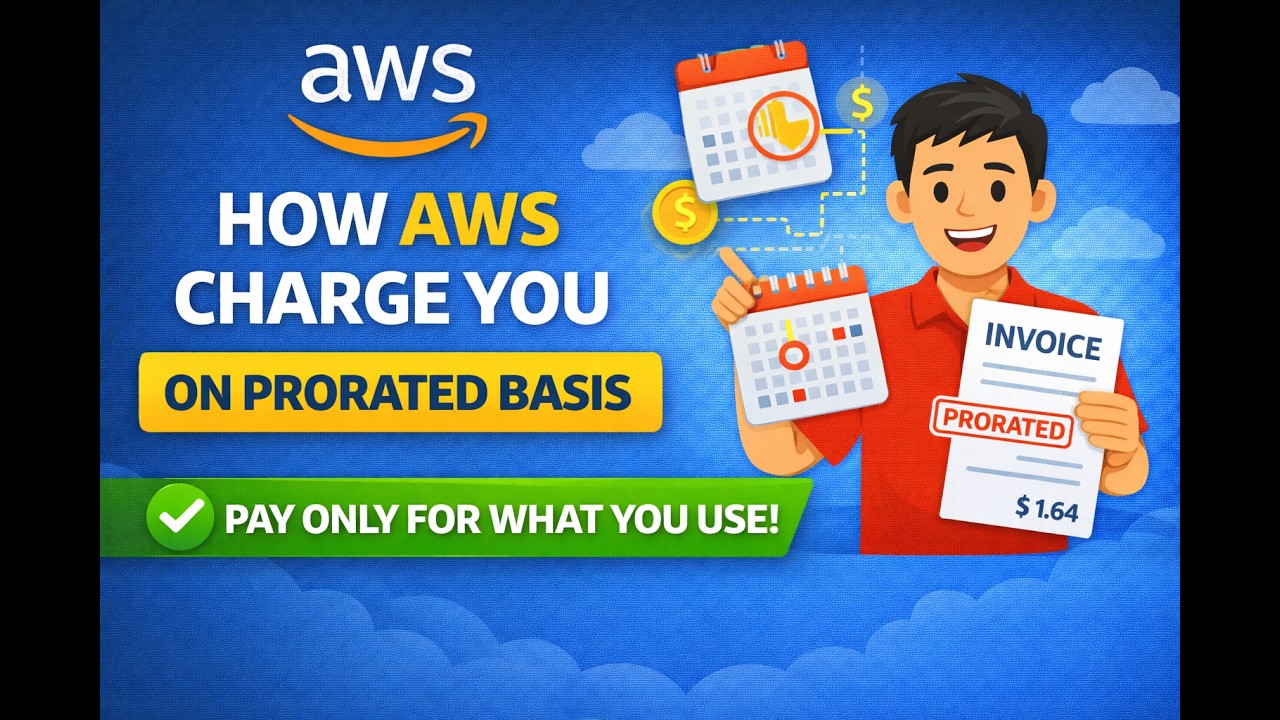 How AWS charge you on prorated basis