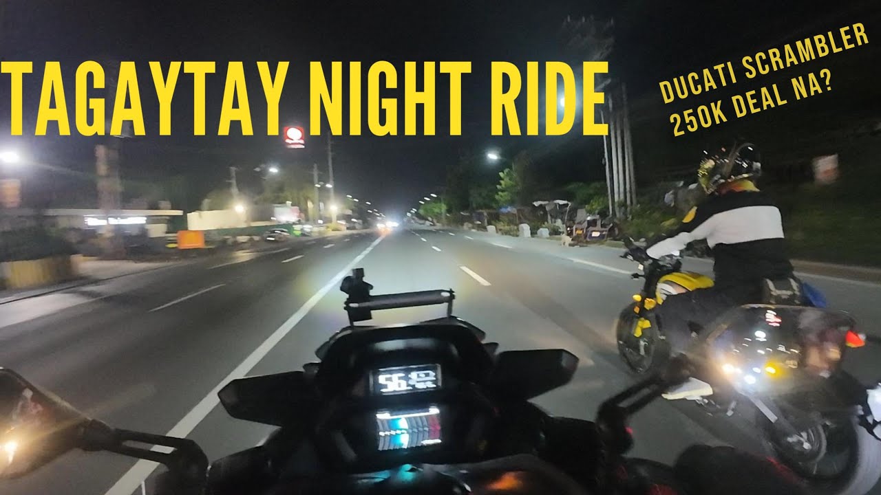 TAGAYTAY NIGHT RIDE | XMAX 300 WITH DUCATI SCRAMBLER | BENTA MO NA SKIN 250K DUCATI MO? | MARVZMOTO
