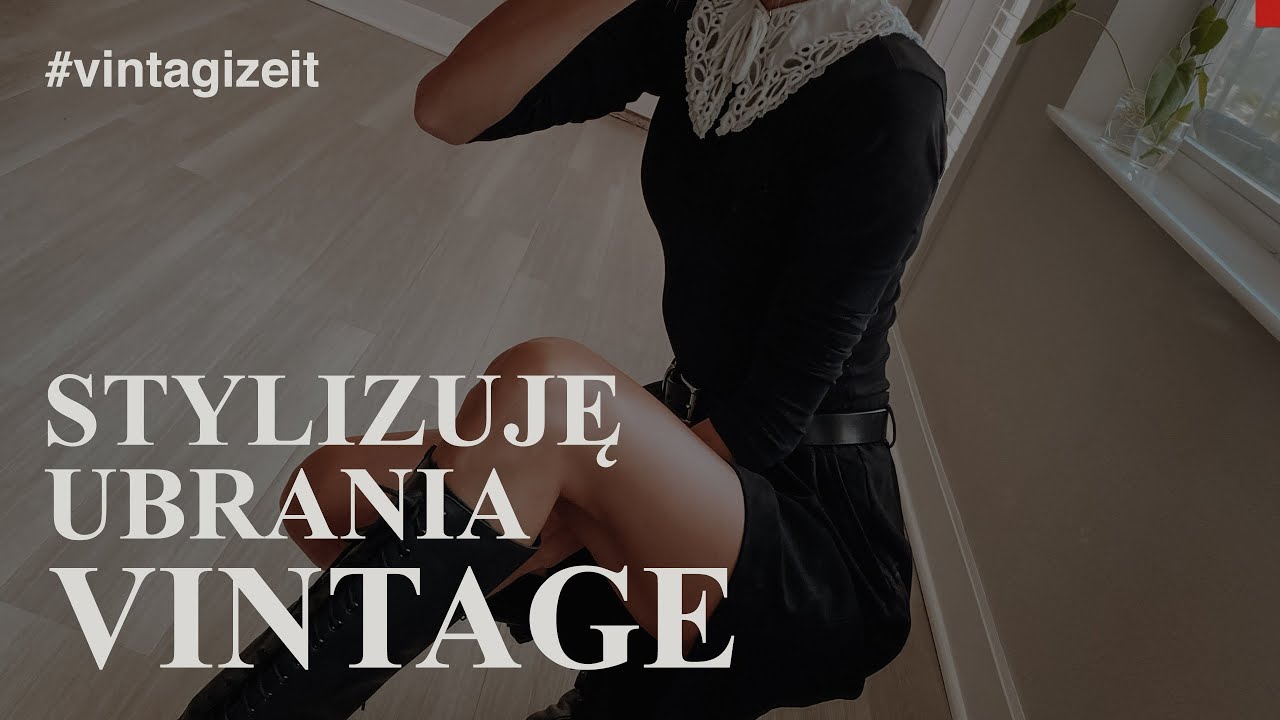 Moda Vintage - Stylizuję Vintage. Czarne spodenki na kilka sposob&oacute;w #vintagizeit #modavintage