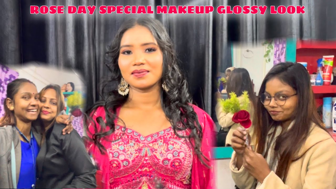 Rose Day Special Makeup 💄 🌹 Parlour Wali Didi 