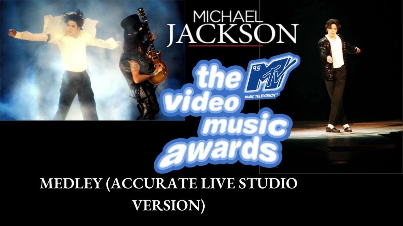 MTV 1995 AWARDS MEDLEY (ACCURATE LIVE Studio Version) | Michael Jackson