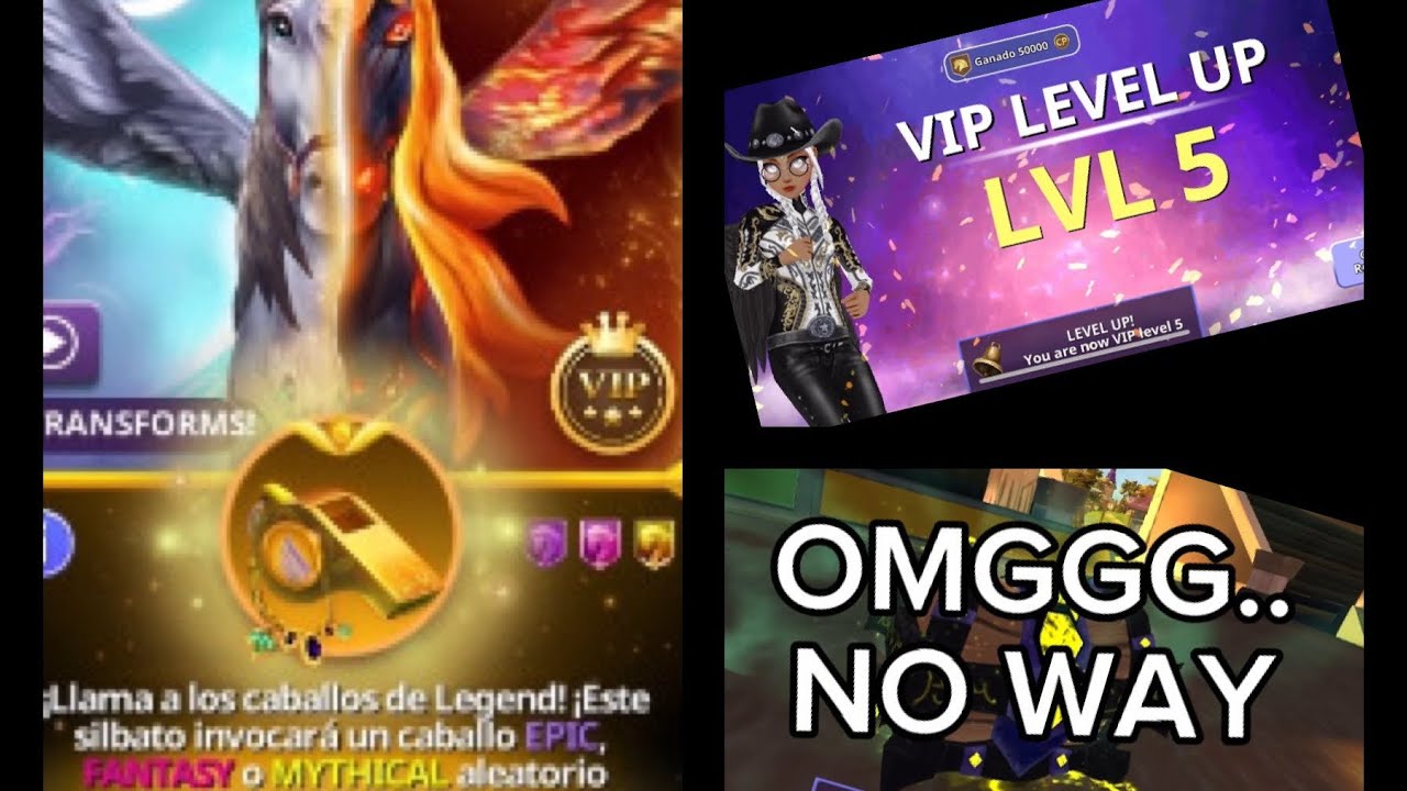 VIP Rank 5//Opening Legendary Whistles//Horse riding tales