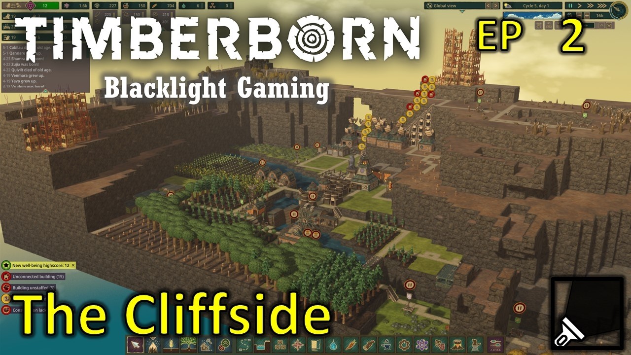 【Timberborn Experimental 1.0】 The Cliffside Gameplay Episode 2