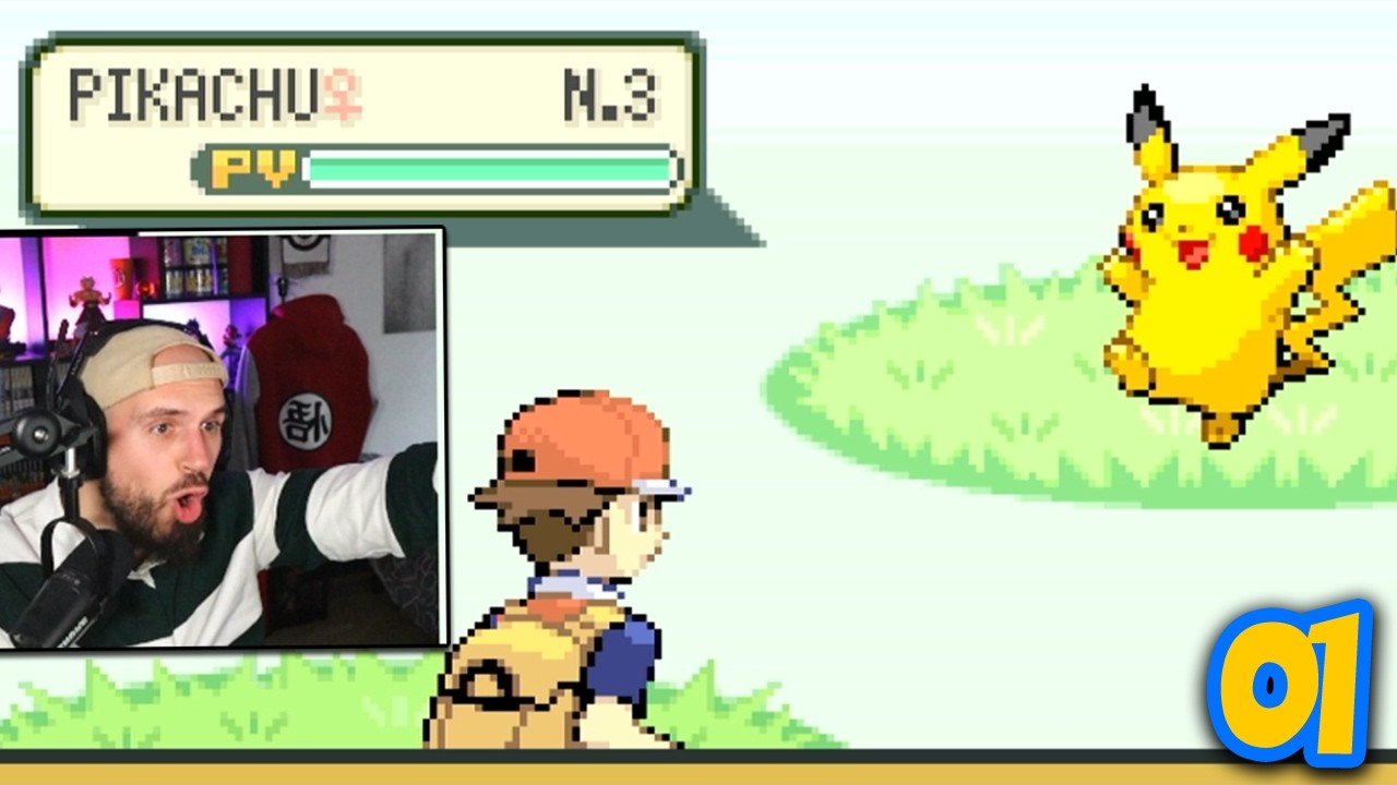 L'AVENTURE COMMENCE ET JE TROUVE DÉJÀ MON CARRY ! | LET'S PLAY POKEMON ROUGE FEU #1