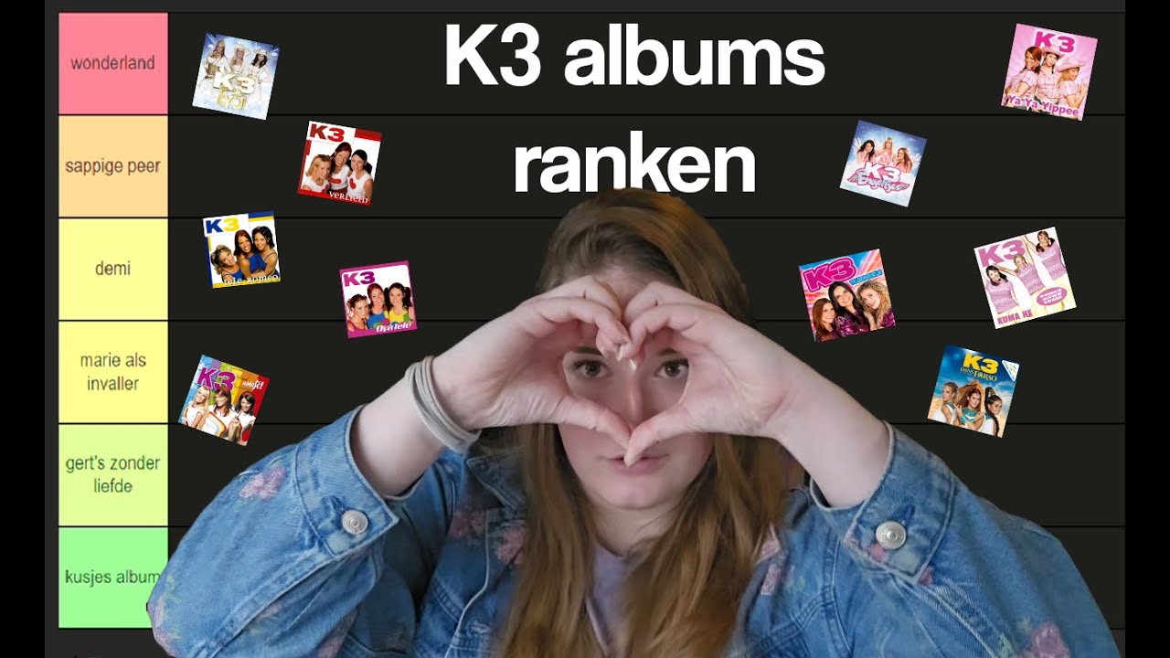 Alle K3 albums ranken (en mezelf cancelen)