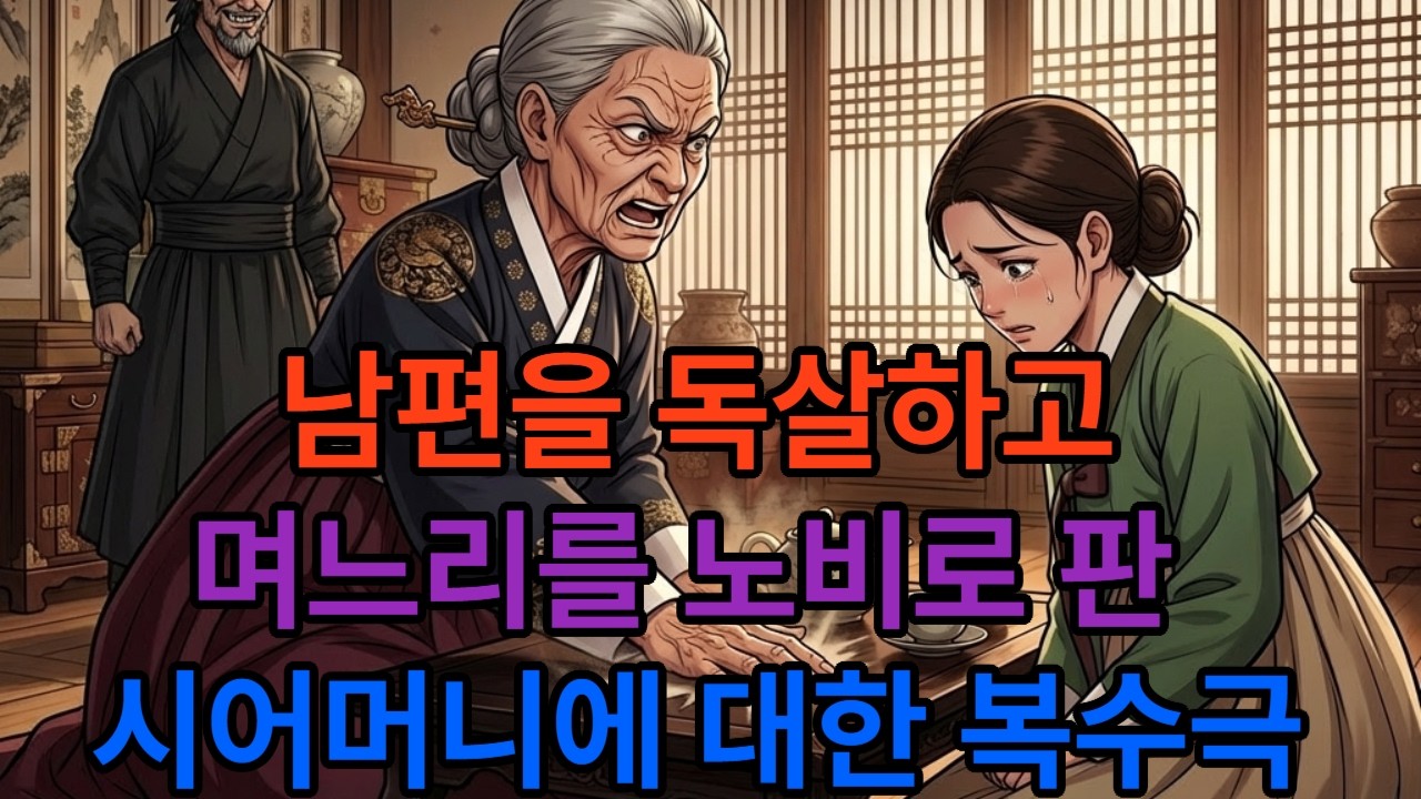 시어머니가 남편을 독살했다