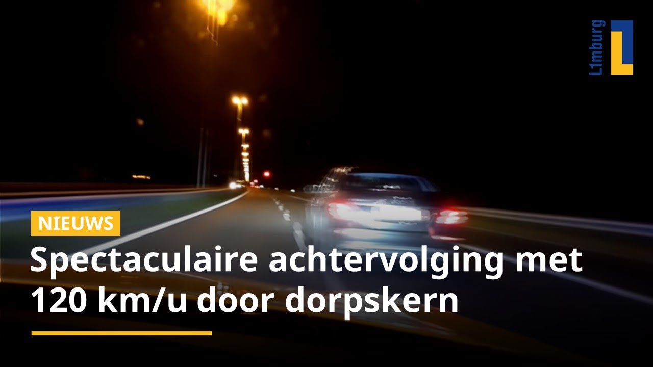 Spectaculaire achtervolging met 120 km/u door dorp