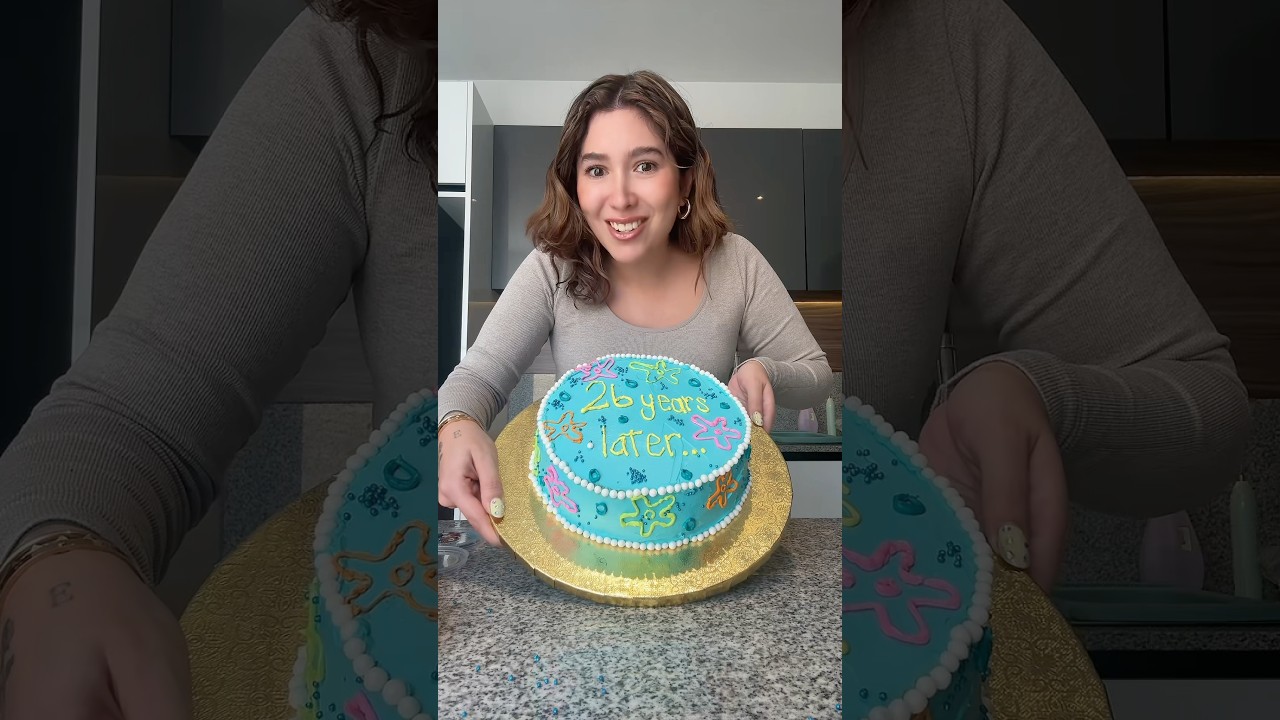 I decorated a cake for my birthday 🎂🥳