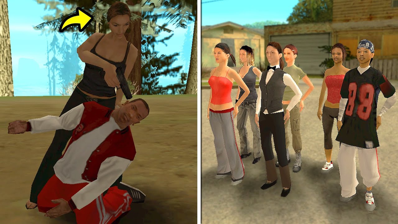 14 Curiosidades de las Novias de GTA San Andreas