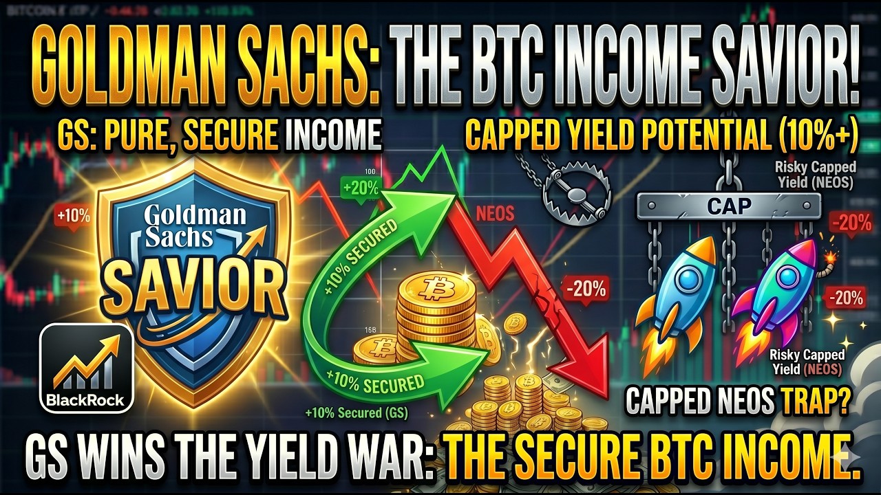 Новая эра дохода от биткоина: подробный анализ ETF от Goldman Sachs против BlackRock и NEOS.