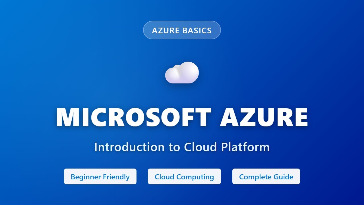Microsoft Azure Tutorial for Beginners | Cloud Computing Platform Overview
