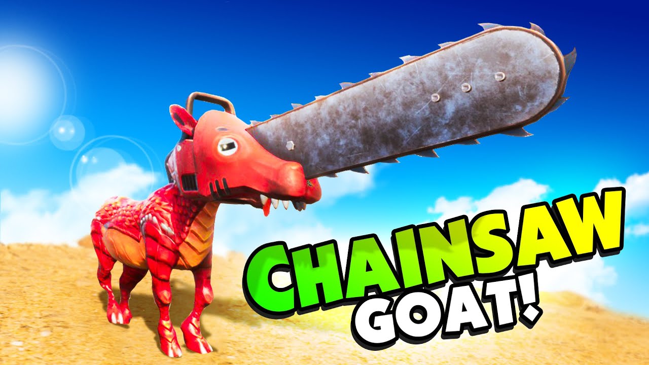 Secret CHAINSAW Goat Can Saw Anything in HALF! - Goat Simulator 3