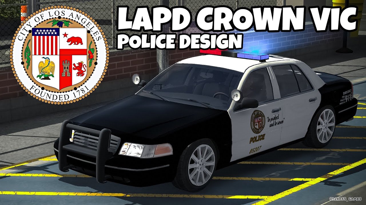 LAPD Crown Vic Police Design | Car Parking Multiplayer