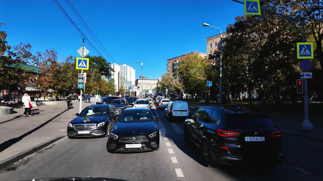 Moscow, Ленинградский проспект, Белорусский вокзал. 
