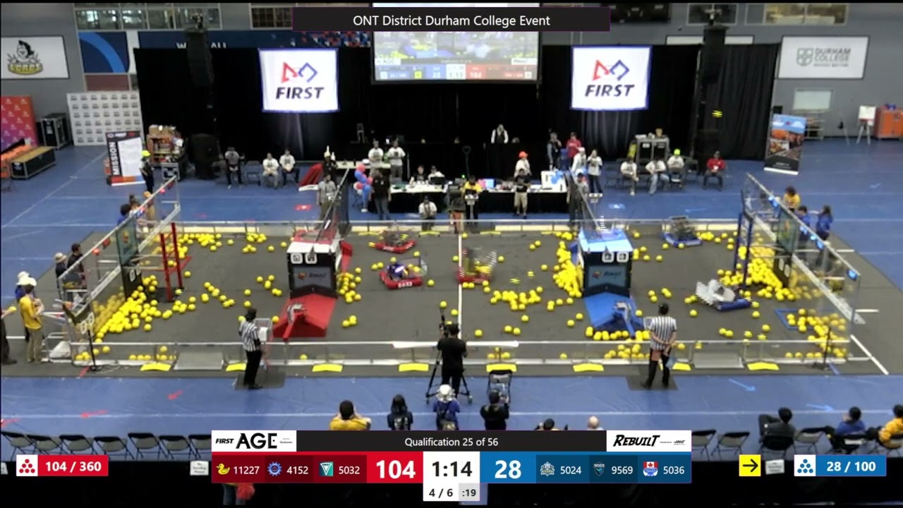 Qualification 25 - 2026 FRC ONT District Durham College Event - Ful...