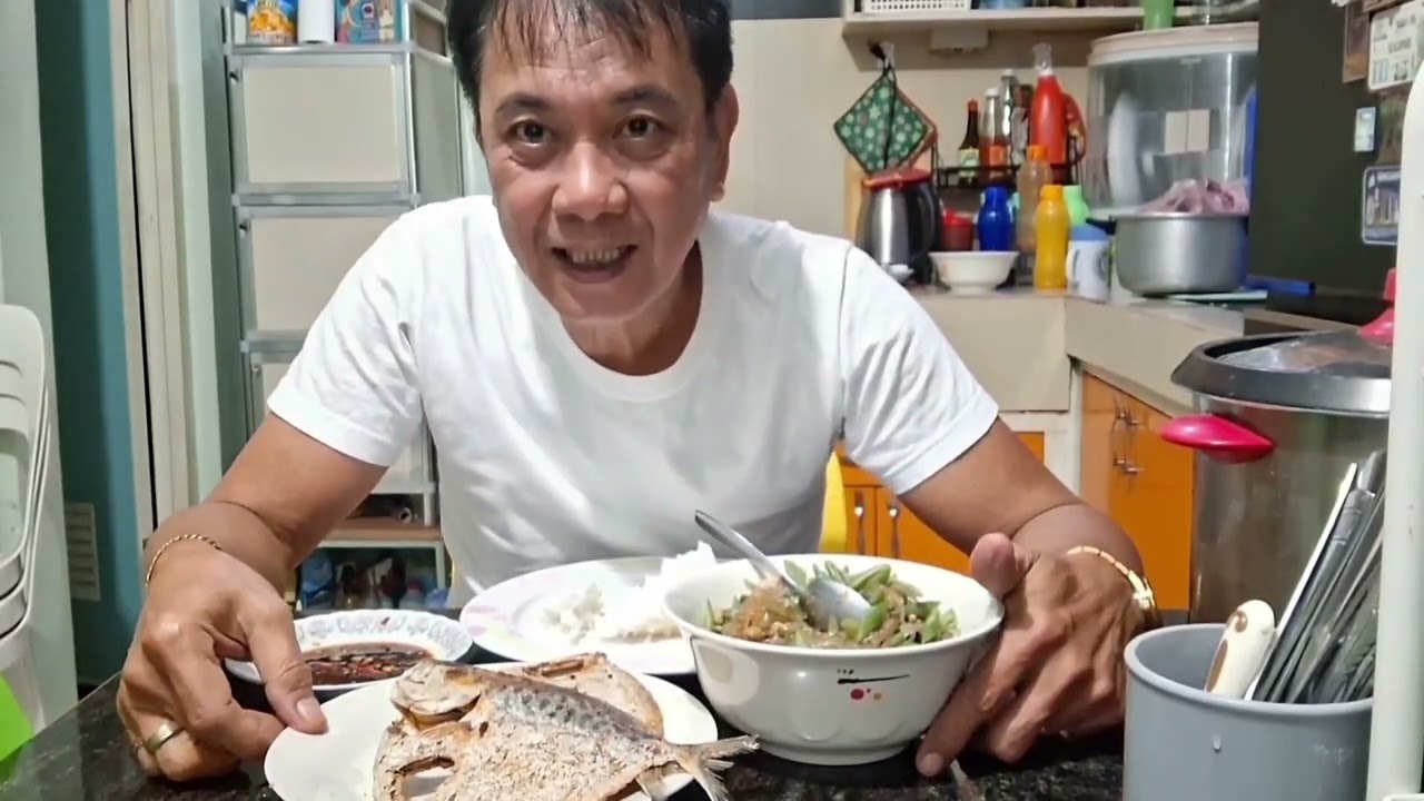 Ep563 stir-fry baguio beans, pritong isda BossHenryTv 
