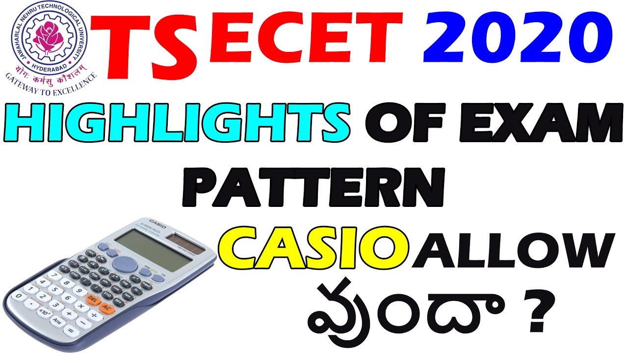TS ECET 2020 || HIGH LIGHTS OF TS ECET EXAM PATTERN || BSD || TELUGU TECH