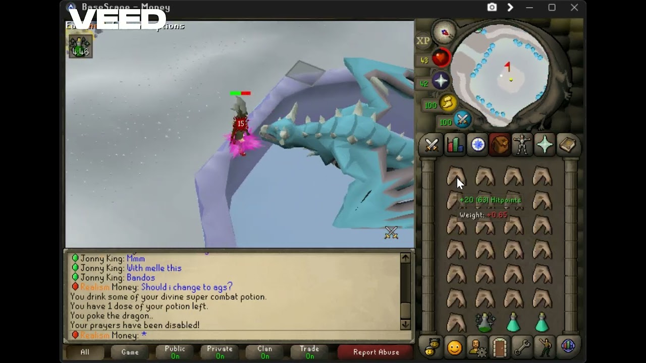 Runescape X Crypto: BaseScape - Money attempts Vorkath