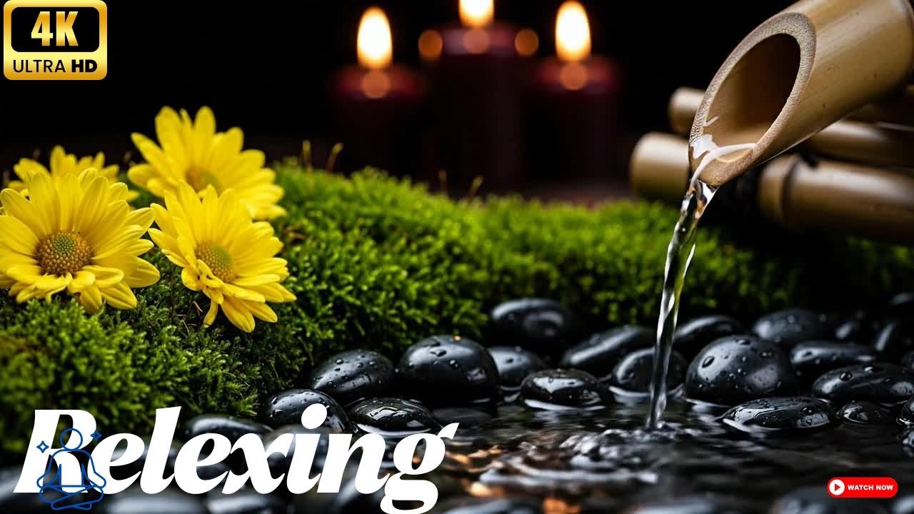 Relaxing Sleep Music with Flowing Water 🌿 Ease Anxiety & Find Inner Peace