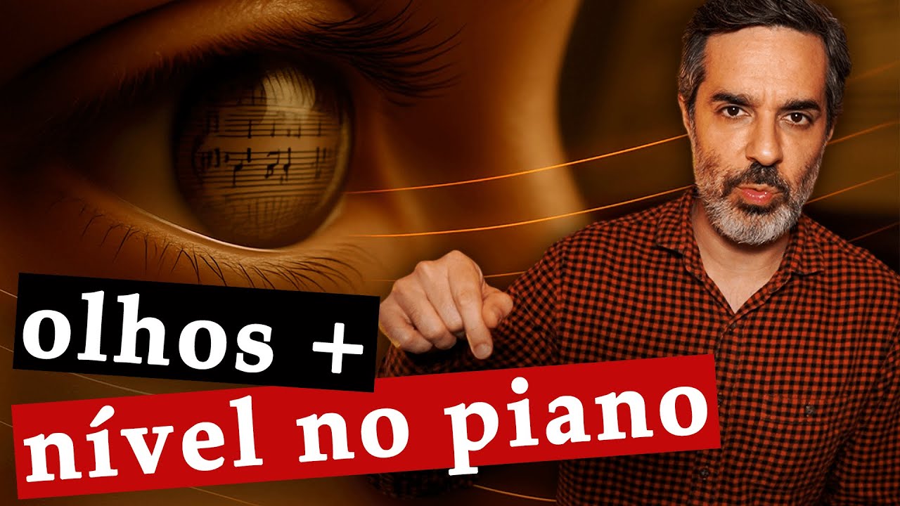 Seus olhos entregam seu nível de domínio do piano
