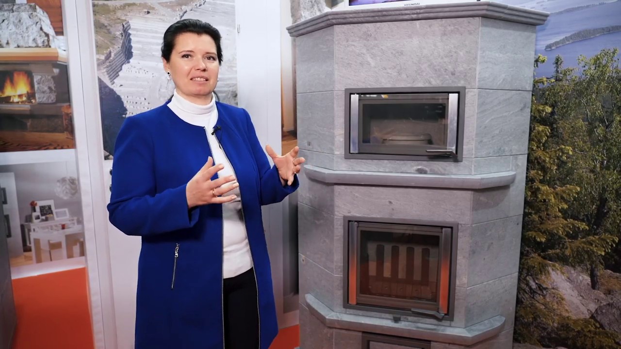Новинки продукции NUNNAUUNI.Финские камины и печи из талькомагнезита.