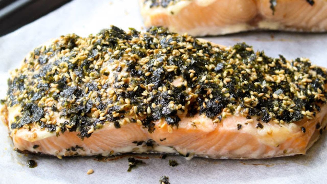 Super delicious furikake salmon dinner in 20 minutes! So good you will make it again and again!!