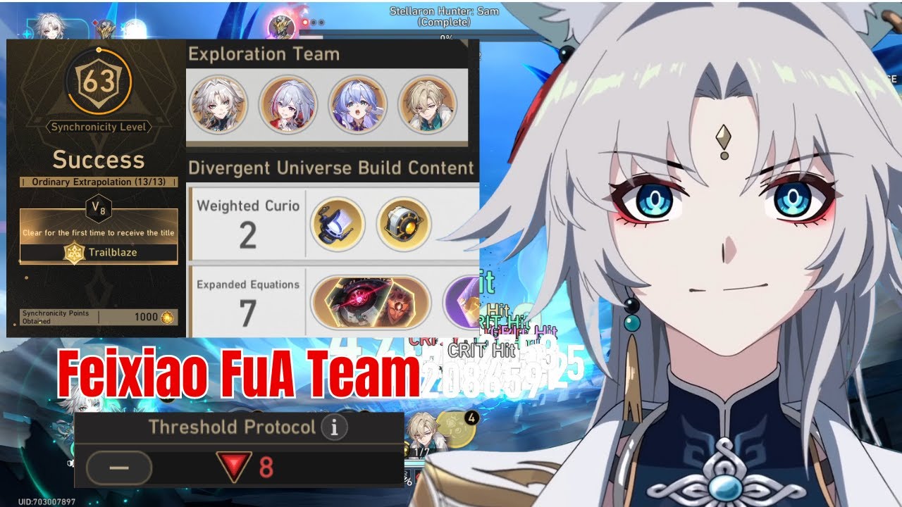 Feixiao FuA Team Full Run Useless Scholar Ordinary Protocol 8 | DIVERGENT UNIVERSE