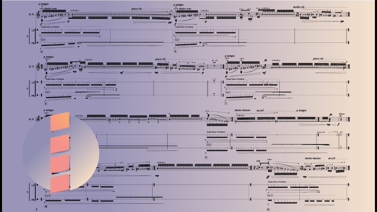 Francisco Castillo Trigueros — Sur les Débris [w/ score]