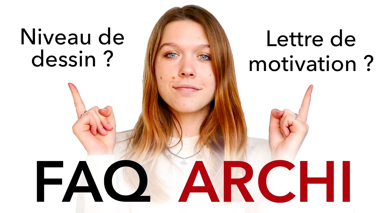 FAQ ARCHI : dessin, maths, lettre de motivation, matériel, logiciels // Louise Blanche