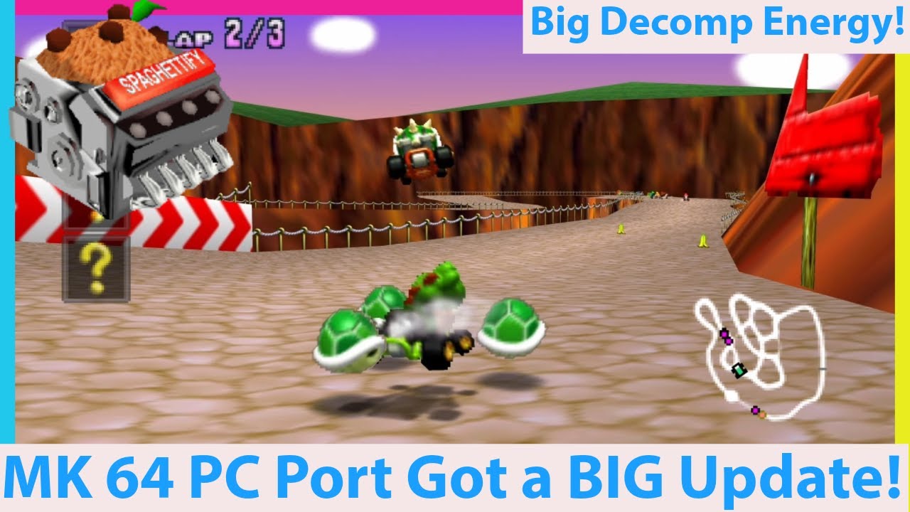 Mario Kart 64 PC Port Gets a BIG Update! Spaghetti Kart