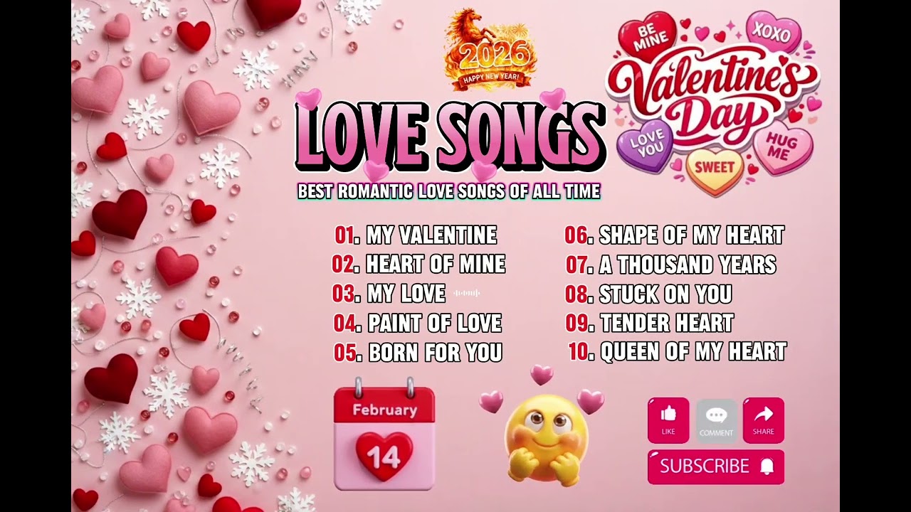 Happy Valentine's Day Love Songs 2026 | Album Collection Vol 02 | Tiktok Trending Love Songs 2026