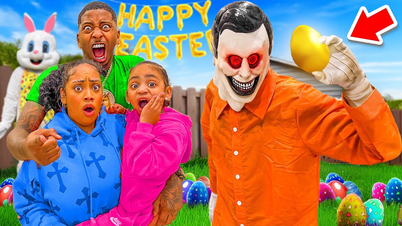 MR CREEPY EYES CAME BACK AND RUINED OUR EASTER PARTY…….