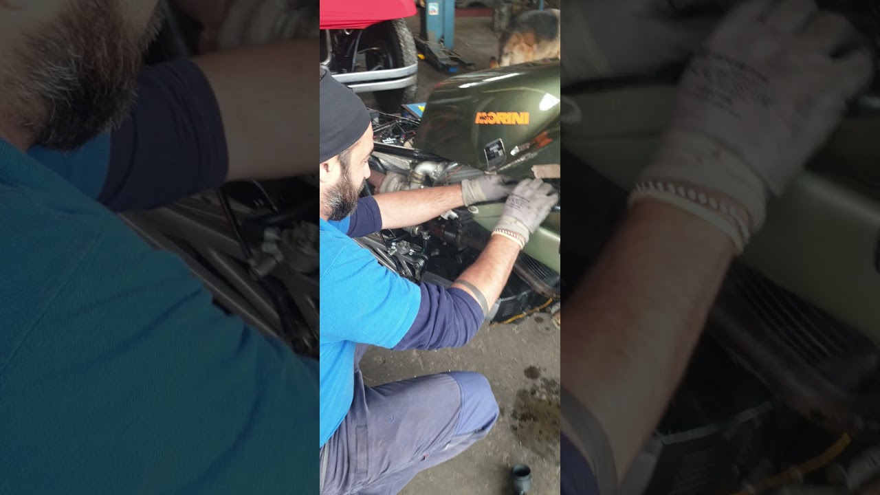 MOTO MORINI 500 TURBO 1 ACCENSIONE..#RUGGINEGARAGE