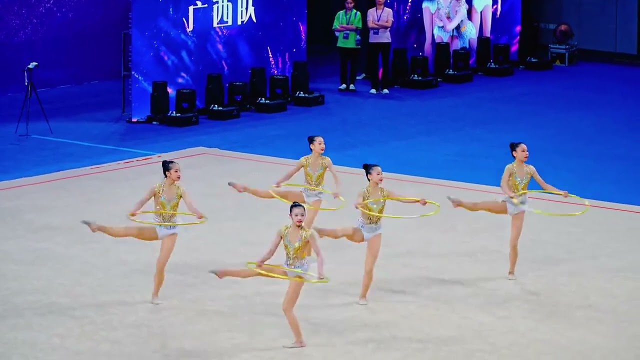Rhythmic Gymnastics: Guangxi Youth Group Shines in Preliminary Rounds