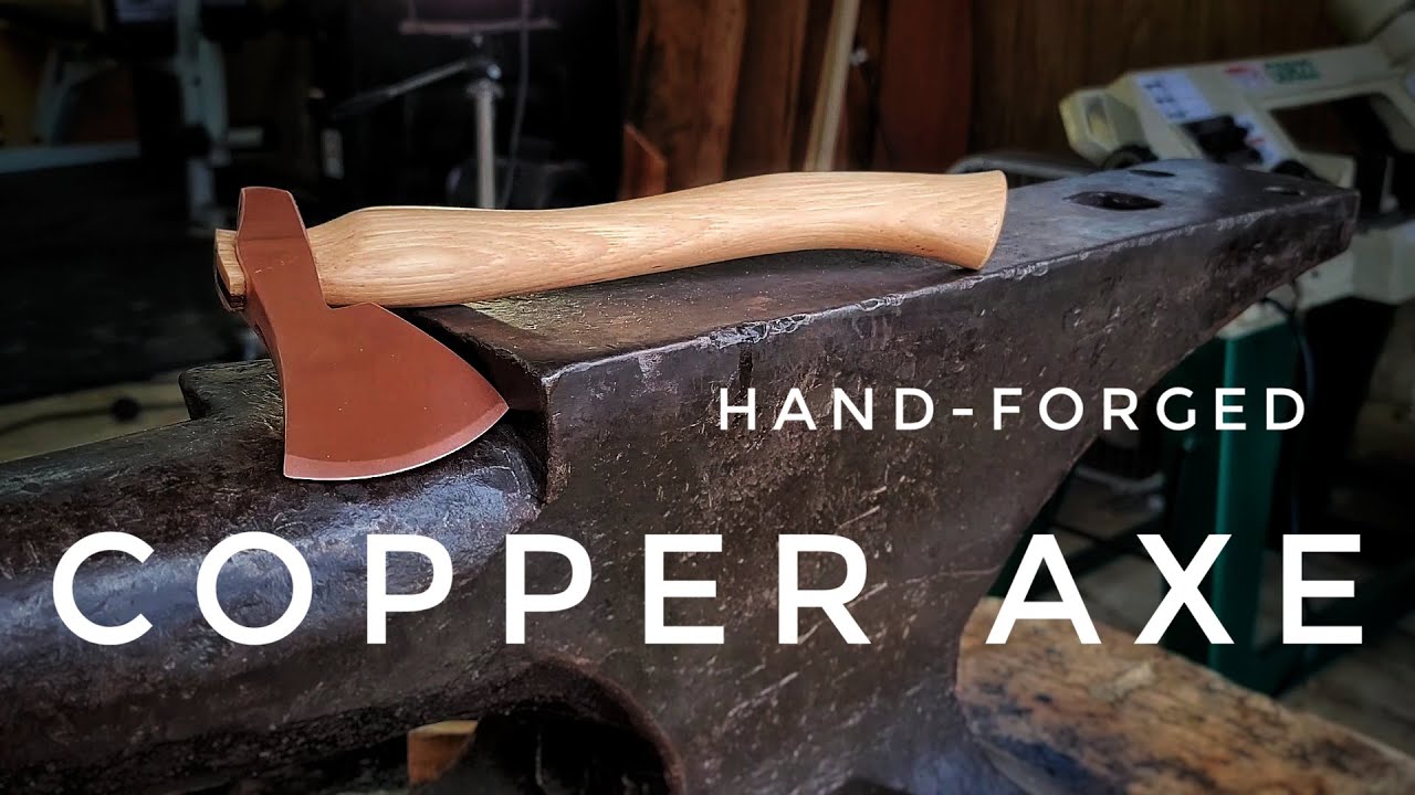 Forging a Solid Copper Axe!