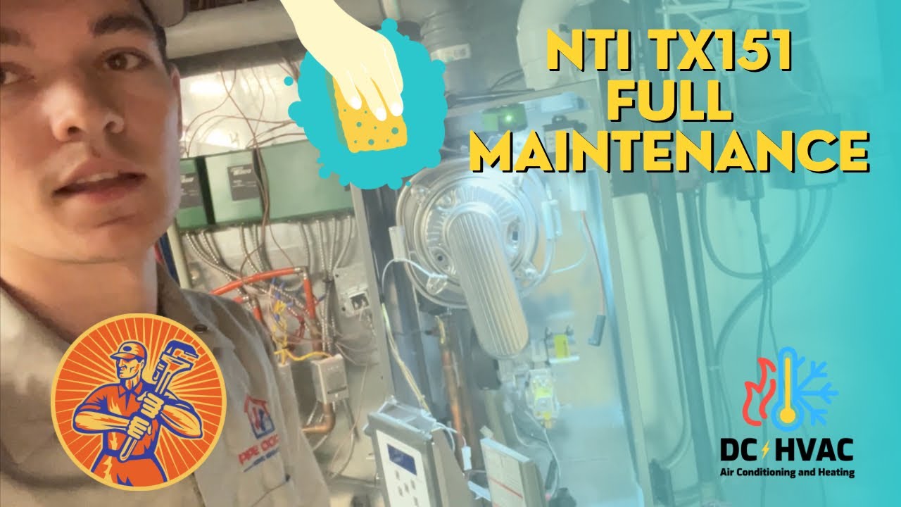 NTI TX-151 High Effeciency Condensing Boiler! Full Dissasembly and Cleaning on Heat Exchanger!