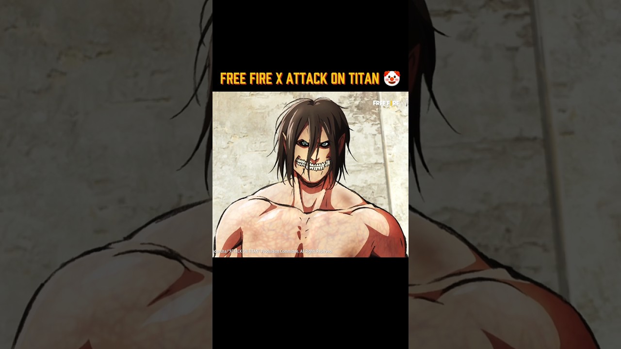 FREE FIRE & BGMI X ATTACK ON TITAN! 💀 