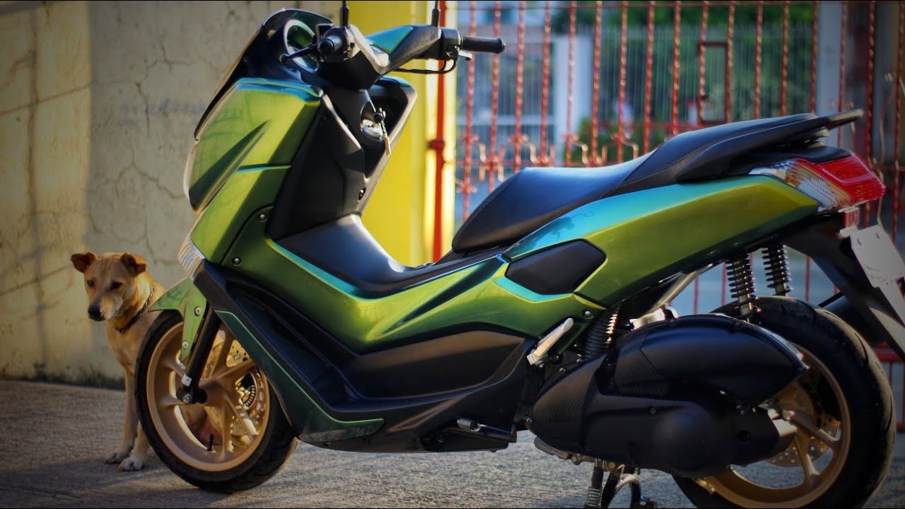 Nmax Chameleon Green Gold Paint