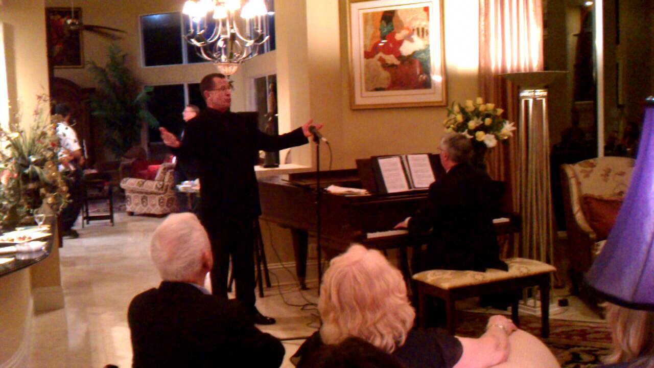 Dean Peterson Performing at Joan Joseph Foundation Evening of Opera